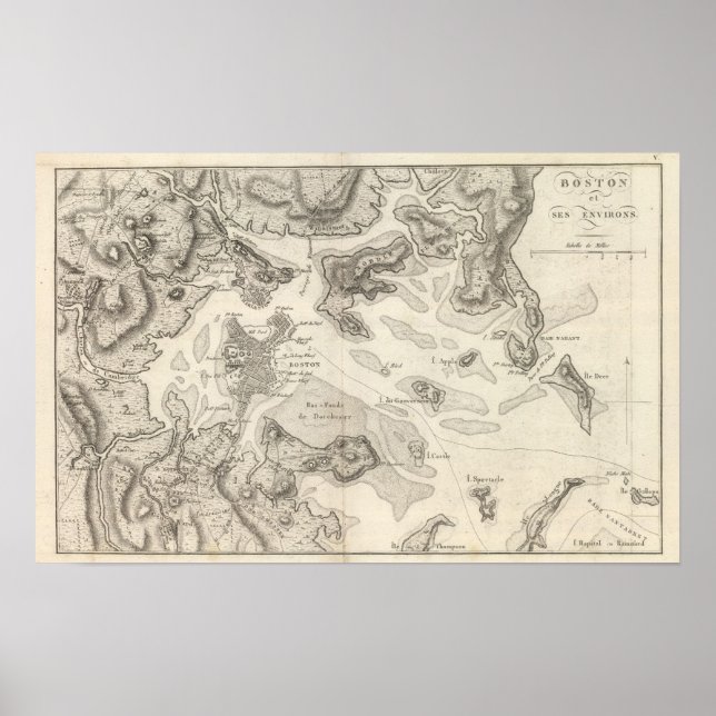Affiche Boston et ses environs (Devant)
