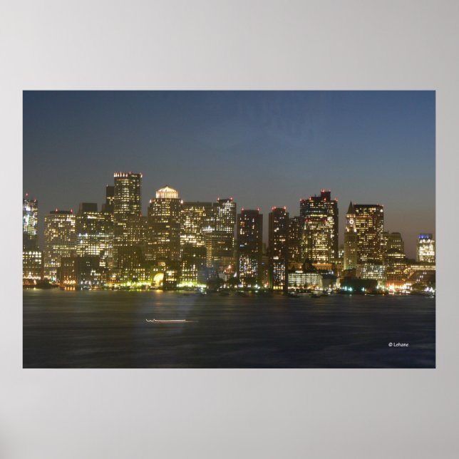Affiche Boston Night Sky (Devant)