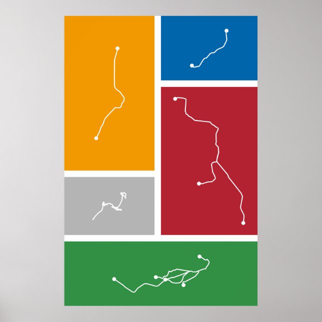 Affiche Boston - Palettes de transit (Devant)