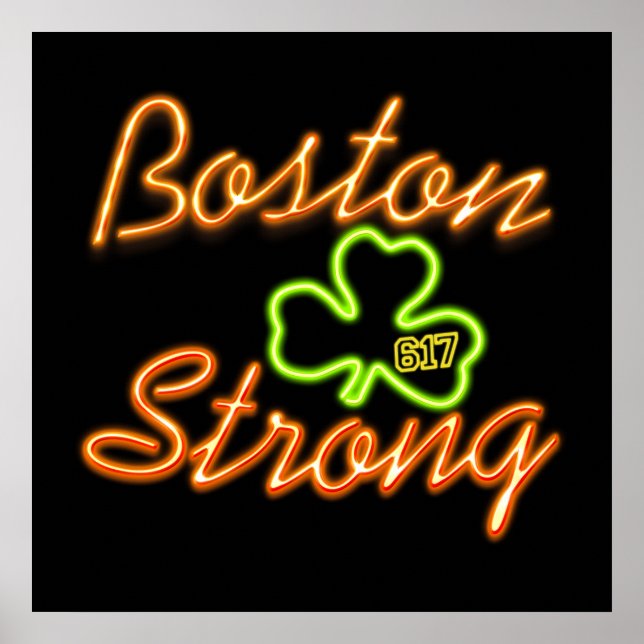 Affiche Boston Strong Irish GREEN (Devant)