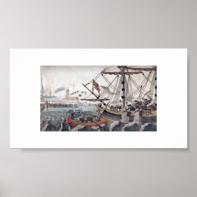 Affiche Boston Tea Party (Devant)