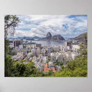Affiche Botafogo avec le pain de sucre