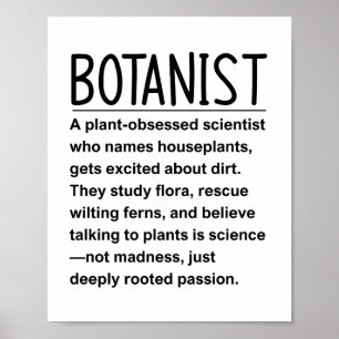 Affiche Botaniste