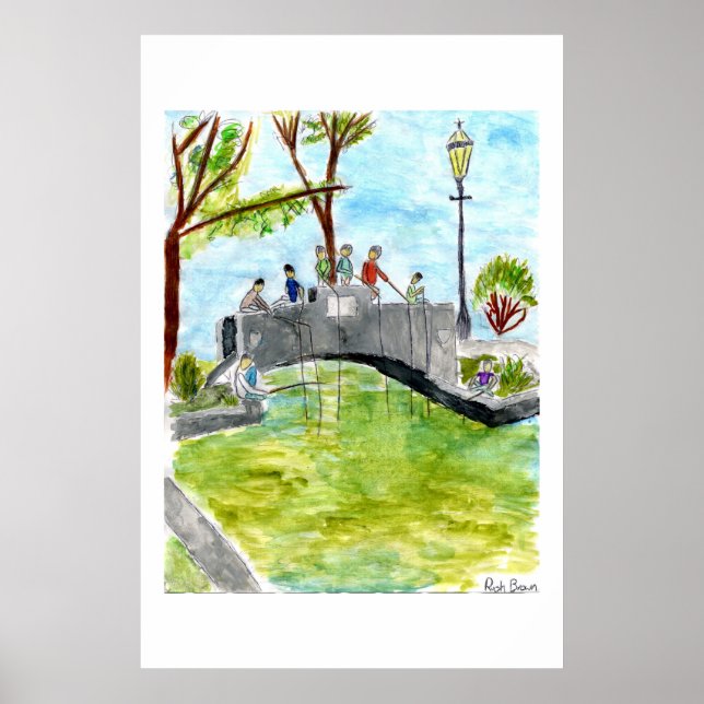 Affiche Botany Pond (Devant)