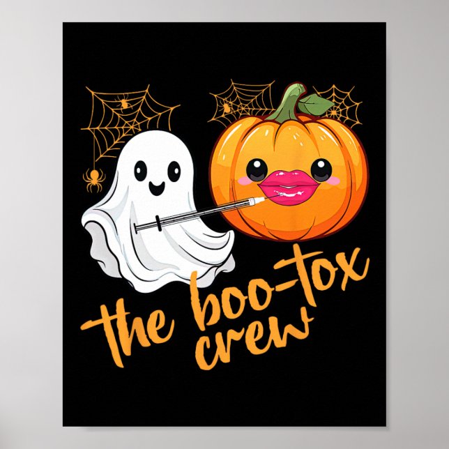 Affiche Botox Remplissage Halloween Injector esthétique In (Devant)