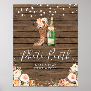 Affiche Botte Rustique & Boot photo de Fête des mariées Bu