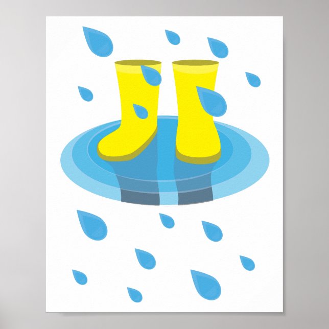 Affiche Bottes de pluie (Devant)