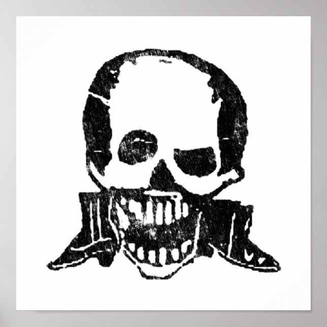 Affiche Bottes et crâne de Posada Calavera (Devant)