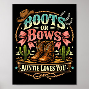 Affiche Bottes ou arcs Tante aime la révélation de sexe We