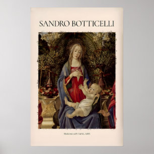 Affiche Botticelli Madonna avec Saints Bardi Altarpiece