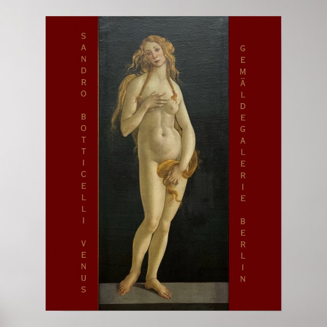 Affiche Botticelli - Venus - Renaissance (Devant)