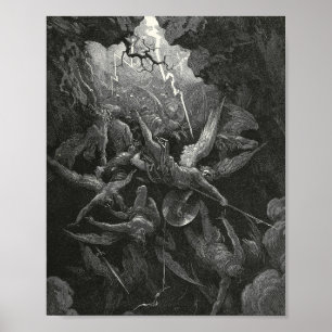 Affiche Bouche De L'Enfer Par Gustave Dore