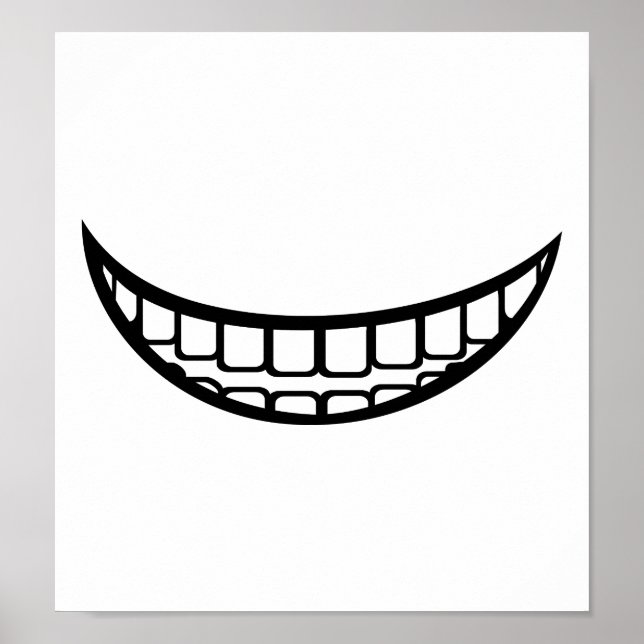 Affiche Bouche de sourire (Devant)