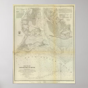 Affiche Bouche le fleuve Connecticut