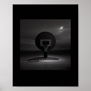 Affiche Boucle De Basket Noir Pour Les Amateurs De Sports