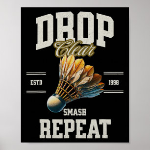 Affiche Boucle de répétition de mash transparent de Badmin