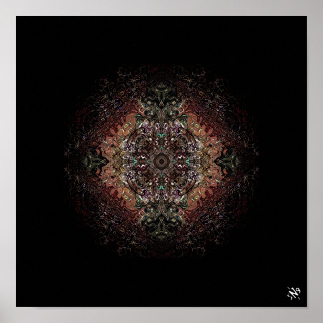 Affiche Bouclier psychédélique v1 (Devant)