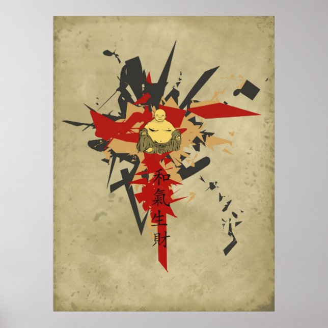 Affiche Bouddha (Devant)