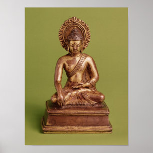 Affiche Bouddha assis