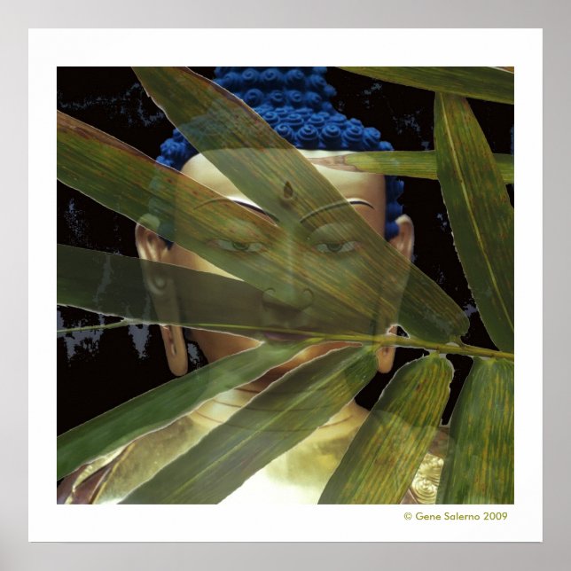 Affiche Bouddha Bamboo (Devant)