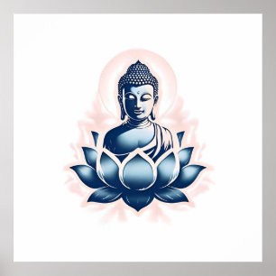 Affiche Bouddha Bouddhisme Zen Spiritualité Paix