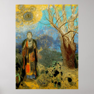 AFFICHE BOUDDHA BY REDON LARGE PRINT ON CANVAS