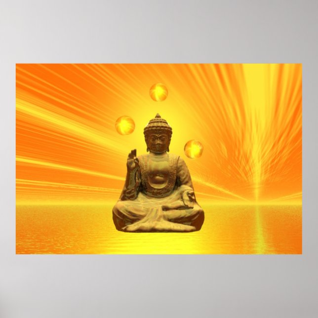 Affiche Bouddha d'or (Devant)