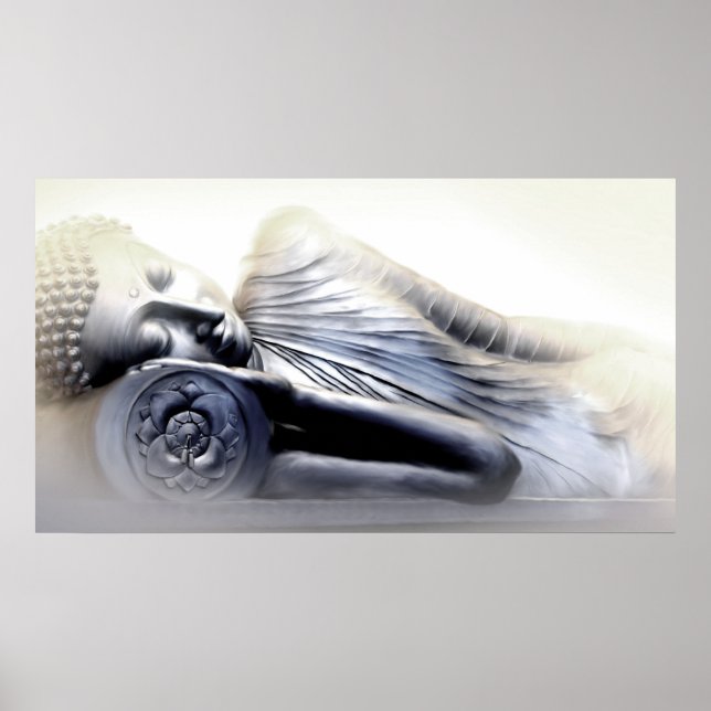 Affiche Bouddha dormant III (Devant)