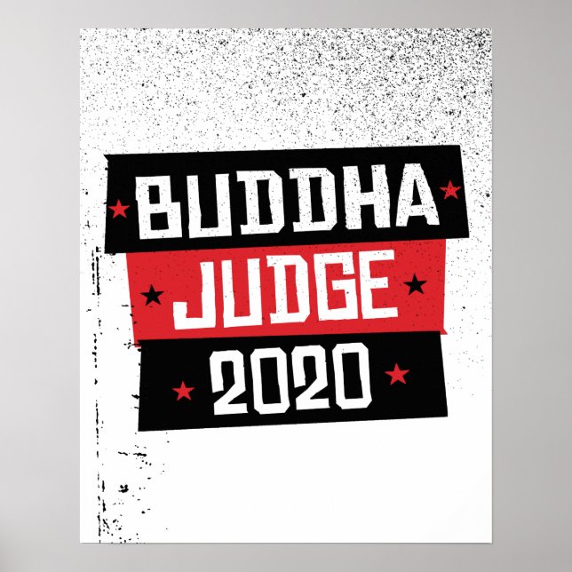 Affiche Bouddha Juge 2020 (Devant)