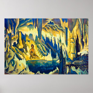 Affiche Bouddha, le conquérant par Nicholas Roerich