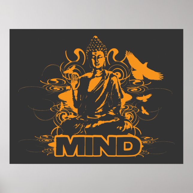 Affiche Bouddha Mind'impression (Devant)