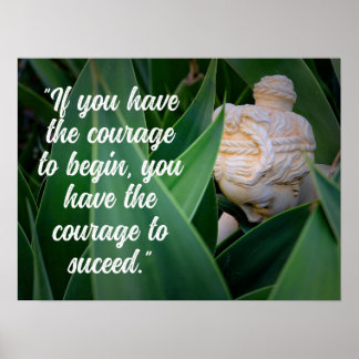 Affiche Bouddha motivant