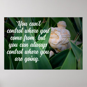 Affiche Bouddha motivant