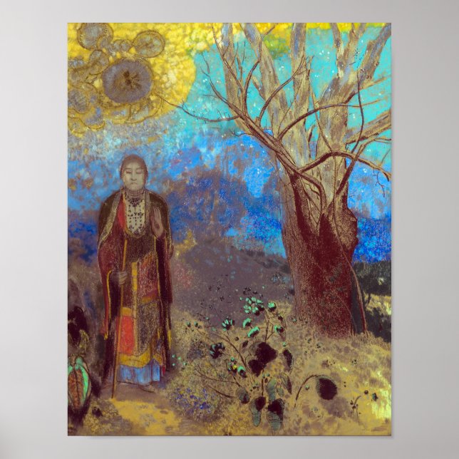 Affiche Bouddha | Odilon Redon | (Devant)