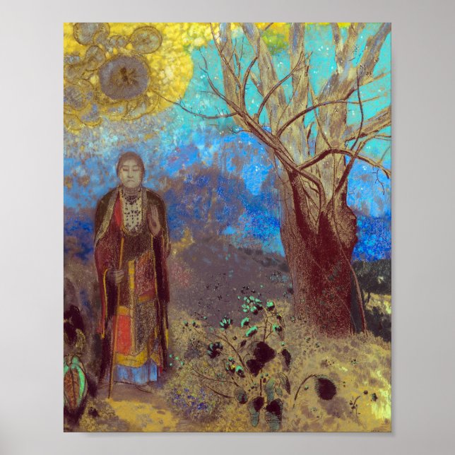 Affiche Bouddha | Odilon Redon | (Devant)