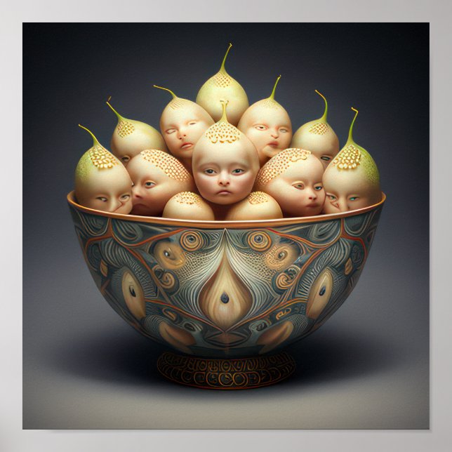 Affiche Bouddha Pear Bowl 2 (Devant)