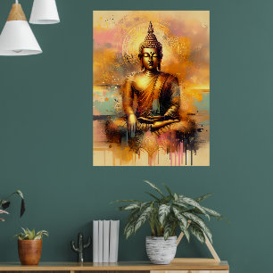 Affiche Bouddha spirituel