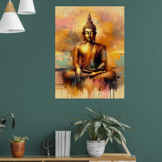 Affiche Bouddha spirituel (Salon 1)