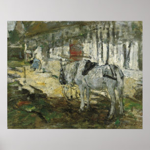 Affiche Boudin - Cheval Breton