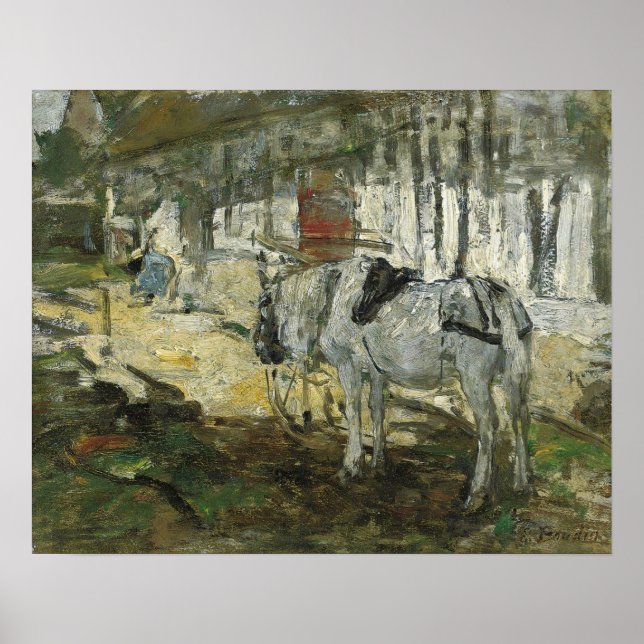 Affiche Boudin - Cheval Breton (Devant)