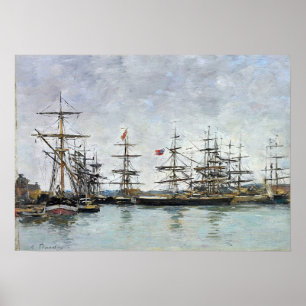 Affiche Boudin - Deauville 1880