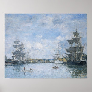 Affiche Boudin - Deauville 1893