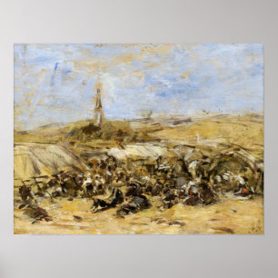 Affiche Boudin - Pardon De Ste-Anne-La-Palud