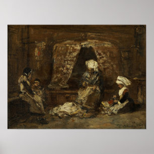 Affiche Boudin - Tailors De Plougastel 1869