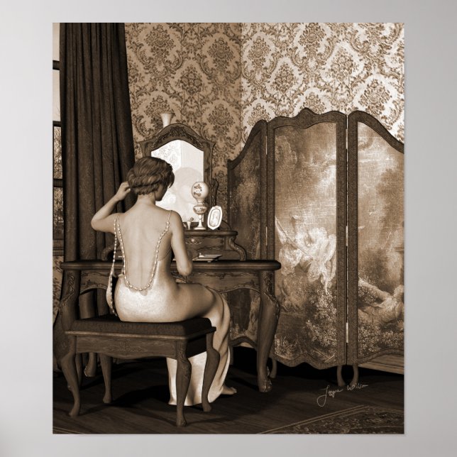 Affiche Boudoir Réflexion (Devant)