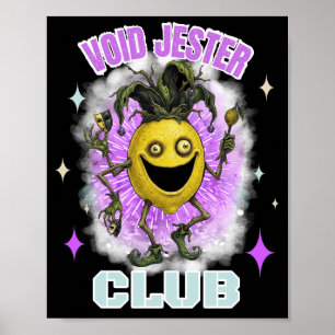 Affiche Bouffon du Vide Ami Citron Sombre