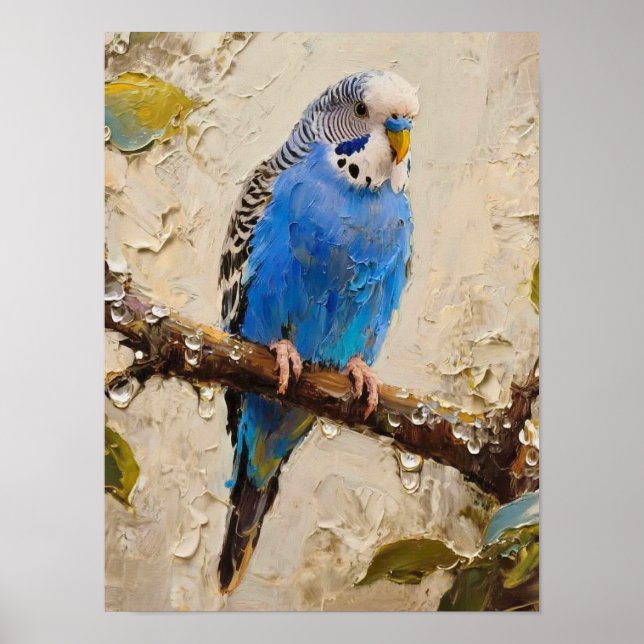 Affiche Bougie bleue (Devant)