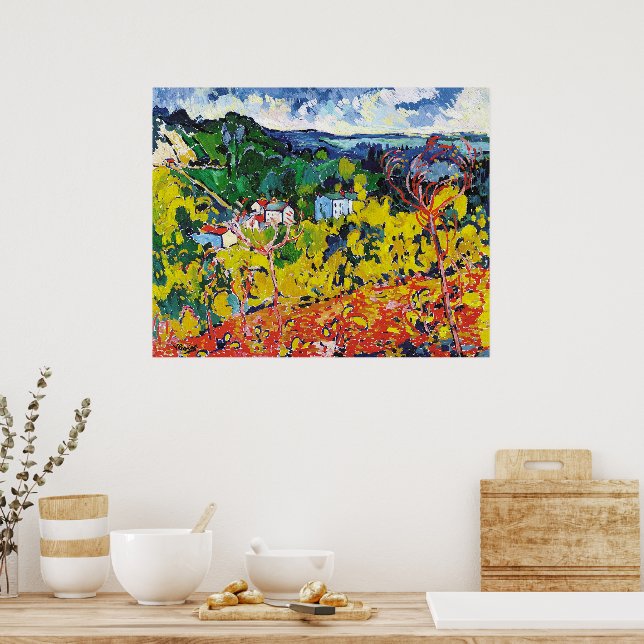 Affiche Bougival | Maurice de Vlaminck | (Cuisine)