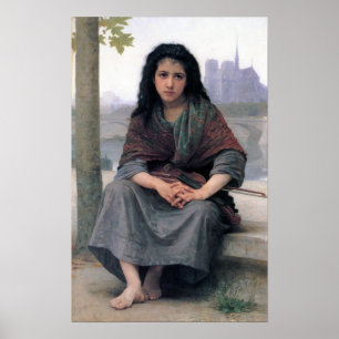 Affiche Bouguereau - Bohemienne