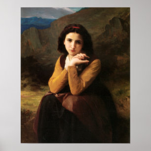 Affiche Bouguereau - Cute 1869